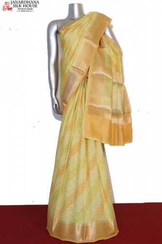 Designer Handloom Tussar Silk Saree